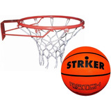 Aro De Basquet Nº5 + Pelota De Basket Striker Nº5