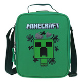 Lonchera Termica Chenson Minecraft Creepr Para Niño Escolar