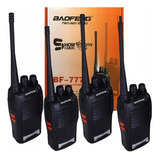 Kit 4 Radio Comunicador Boafeng 777 Ht Longo Alcance Top 1