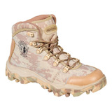 Bota Brahma Biker Ks1795 Camuflado Arena Botas Biker  