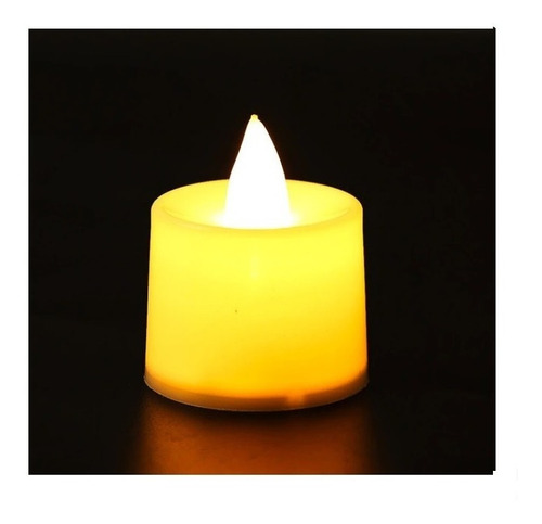 Velas Decorativas Led Tono Calido X3 Unidades Incluye Pilas