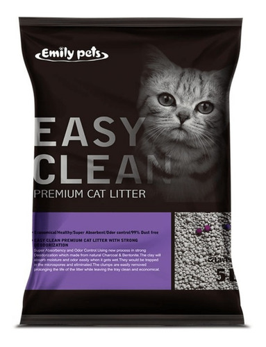 Arena Sanitaria Easy Clean Aglutinante Gatos 4kg.