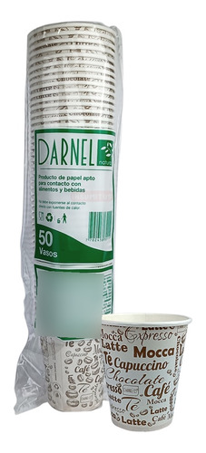 Vaso Polipapel Con Diseño 6oz (180ml) (50 Unidades)