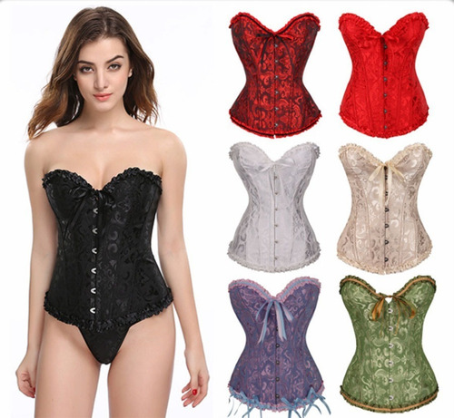 Cinturón Columbia Faja Corsette Victoriano Corset Bordado