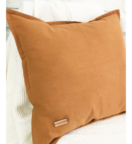 Almohadon Tusor Relleno-funda Desmontable 40x40 100%algodon