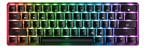 Teclado Mecánico Para Juegos Inalámbrico Fiodio Rgb 61 Tecla