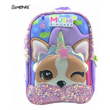 Mochila Simones Unicornio Kinder Cresko Si119