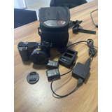 Sony A6000+lente 16-50+duas Bateria+estação De Carga+bag