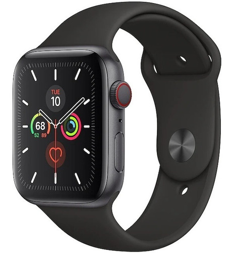 Apple Watch (gps+lte) Series 5 44mm De Aluminio Negro
