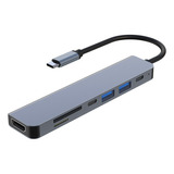 Hub P/ Macbook Air Pro M1 Adaptador Tipo C Usb 3.0 Hdmi Usbc