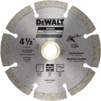 Disco Diamantado Segmentado 4 1\u002F2 PuLG Concreto Ladrillo | Envío gratis