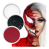 Base Teatral Maquillaje Cremoso Kit Halloween Bella Dersina