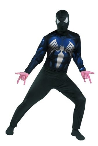 Traje Clásico Adaptado Negro Marvel Spider-man Disfraz De Ho