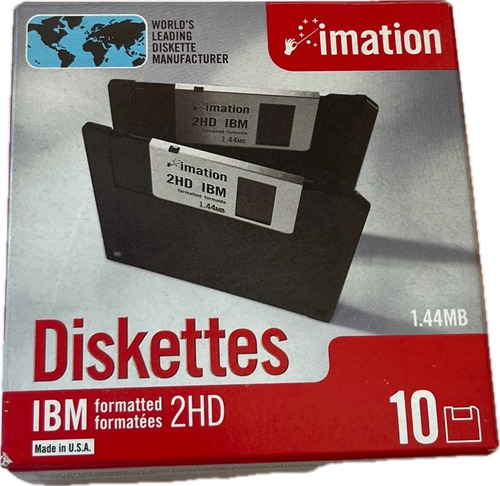 Diskettes Imation Ibm 2hd / 6un.