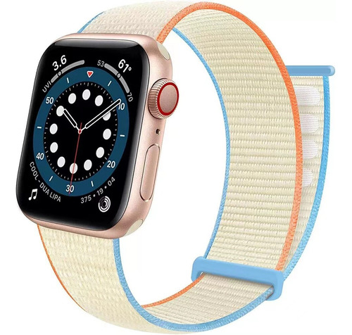 Correa De Nailon Solo Loop For Apple Watch Pulsera Transpi