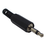 Ficha Conector Mini Plug 3.5mm Mono Plastico