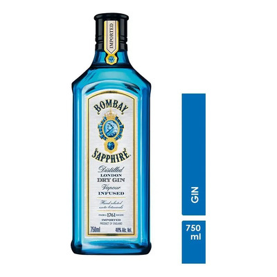 Gin Bombay Sapphire 750 Ml | MercadoLivre