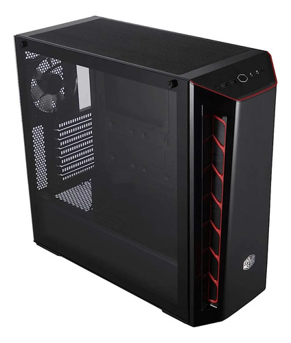 Gabinete Cooler Master Masterbox Mb520 Tg Vidro+ 6 Fans Azul