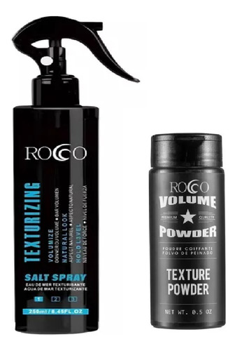 Kit Polvo + Salt Spray Texturizador Rocco