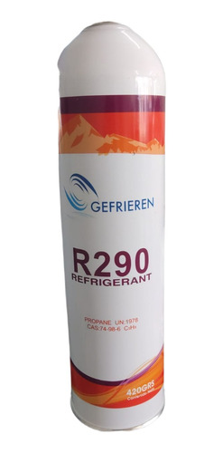 Gas Refrigernate R-290 Gefrieren Refrigeracion Y Automotriz