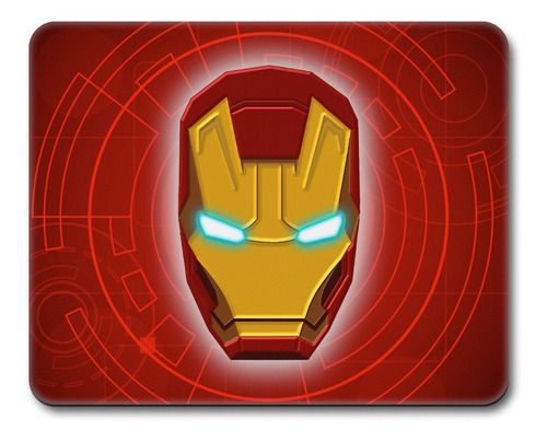Mouse Pad Gamer - 26 X 20 Cm - Tapete Mouse Pad Marvel - Dc Color Iron Man
