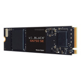 Disco Solido Wd Black 250gb Sn750 Se Pcie 4 3200 Mbps Nvme