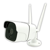 Camara De Seguridad Smart Bullet Wifi Full Hd Ip66 Exterior Color Blanco