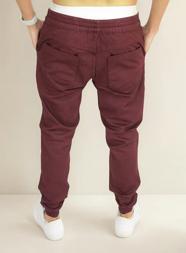Calça Jogger Bordo Vinho Masculina Ultimas Pçs Com Este Preç
