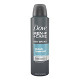 Spray De Dove Men Care Seco  Antitranspirante, Clean Comfor