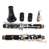 Clarinete Profesional De Ébano A Tune De 17 Teclas Chapado E