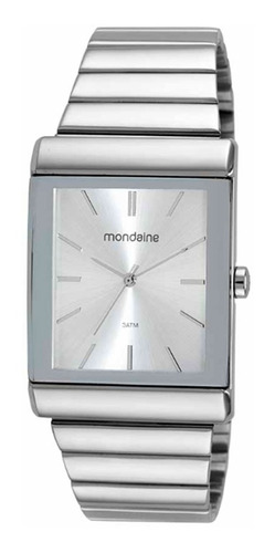 Relogio Mondaine Feminino Grande Quadrado Social Classico