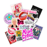Stickers Miley Cyrus Flowers En Plancha Deco Celu Mate Note