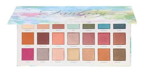 Fantasy 21 Color Eyeshadow Blue Palette Docolor