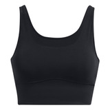 Polera Crop Top Ua Meridian Negro Mujer