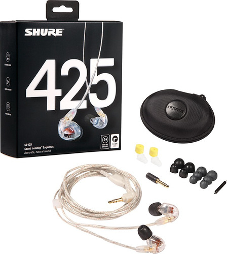 Se425 Earphone, Clear Se425-cl Shure