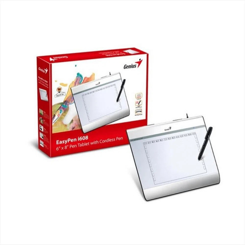 Tabla Dibujo Digital Genius I608x 6'x8'' Lapiz Usb Pcreg