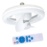 Ventilador De Techo Inteligente Con Luz Led Rgb, Control Remoto/interruptor, Silencioso Rotación De 360 Grados Lámparas De Techo Para Sala De Estar