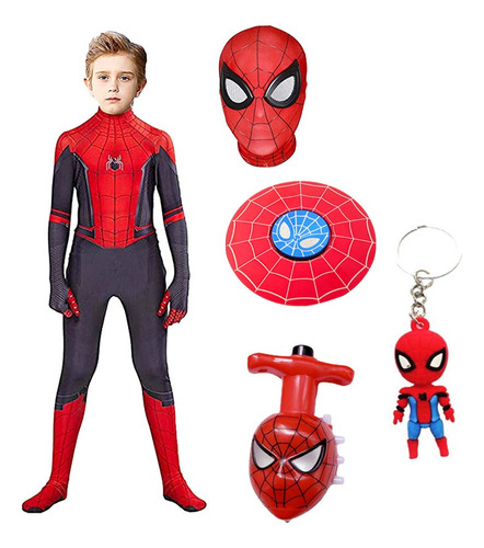 Disfraces De Spiderman Traje De Cosplay Unisex For Niños