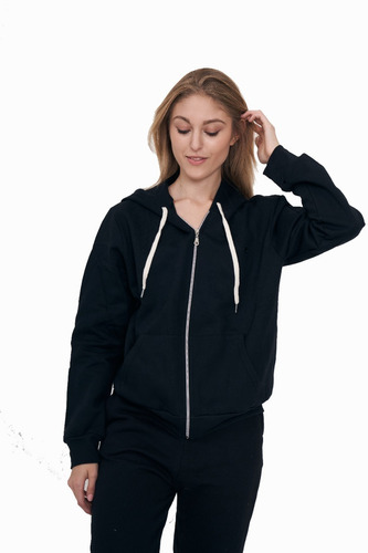 Campera Canguro Hoodie Mujer Capucha