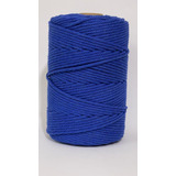 Algodón Torcido 4mm Azul Rey  Macramé Artesanías Decoración