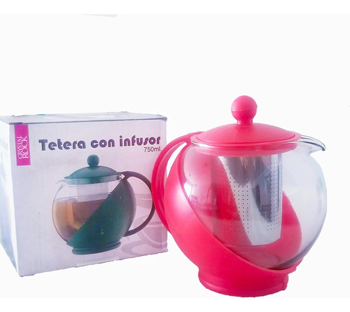 Tetera Cafetera De Vidrio 750 Ml - Con Filtro - Infusiones