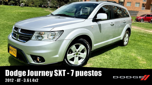 Dodge Journey Sxt 7 Puestos At 3.6l 2012 Plateada - Placa 3