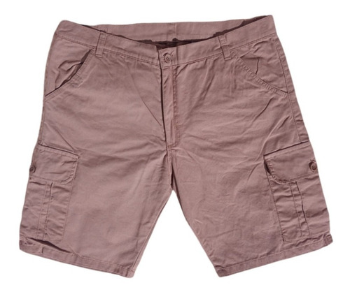 Bermudas Cargos De Gabardina Del Talle 42 Al 52