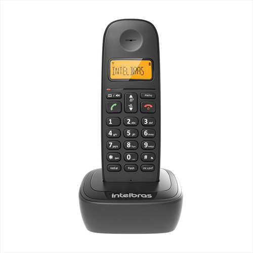 Telefone Ts2510 Preto S/ Fio Digital Identificador Intelbras