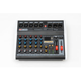 Mixer Consola Potenciada Parquer 5 Canales Bluetooth Cuota