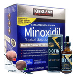 Minoxidil 5% + Biotina Líquida 25 K Ultra Absorción