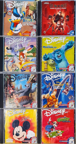 Juegos Para Pc Windows 8 Cd-rom Waltd Disney Pixar 2000