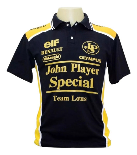 Camiseta Camisa Gola Polo Masculina Lotus Renault Formula 1