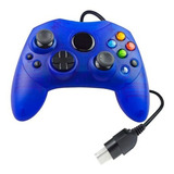 Control Para Xbox Clásico Alámbrico Genérico Cristal Azul