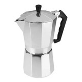 Cafetera Moka Aluminio 9 Tazas - 400 Ml Estufa Práctica